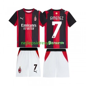 Fotbalový Dres AC Milán Gimenez 7 Dětské Domácí 2026/27